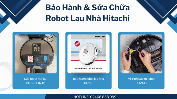 Dịch vụ bảo hành sửa chữa robot Hitachi