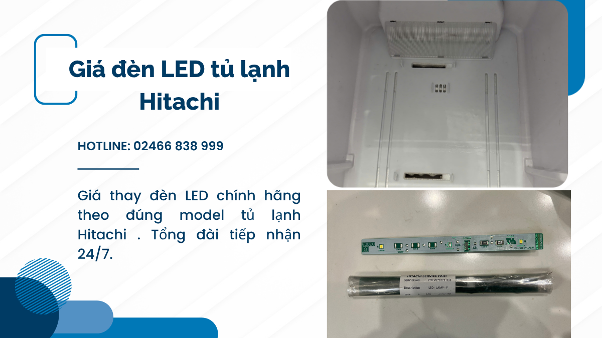 Giá đèn led tủ lạnh Hitachi chính hãng