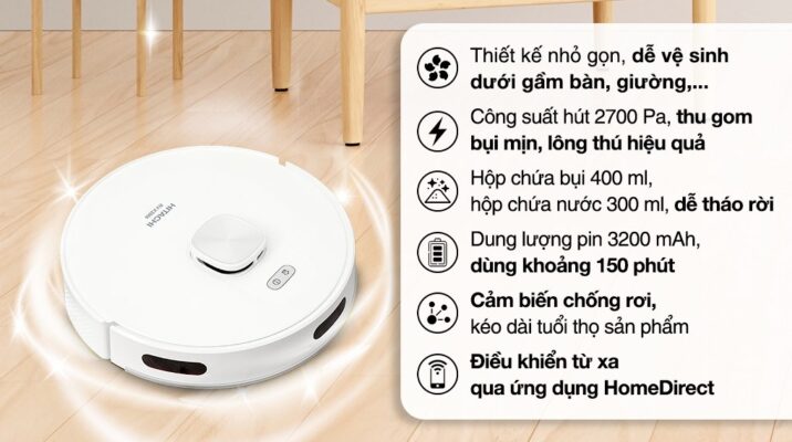 Robot hút bụi Hitachi với công nghệ vượt trội