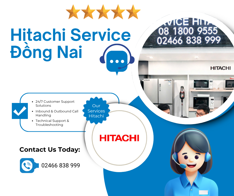 Trung tâm bảo hành Hitachi tại Đồng Nai