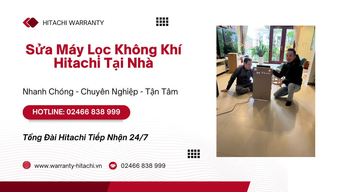 Địa chỉ sửa máy lọc không khí Hitachi uy tín