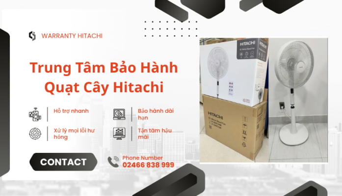 Sửa chữa quạt đứng Hitachi