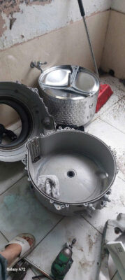 Vệ sinh máy giặt Hitachi nội địa Nhật