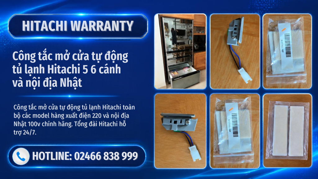 Công tắc mở cửa tự động tủ lạnh Hitachi